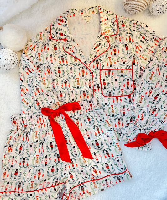 Toy Soldier Printed Pajama Set